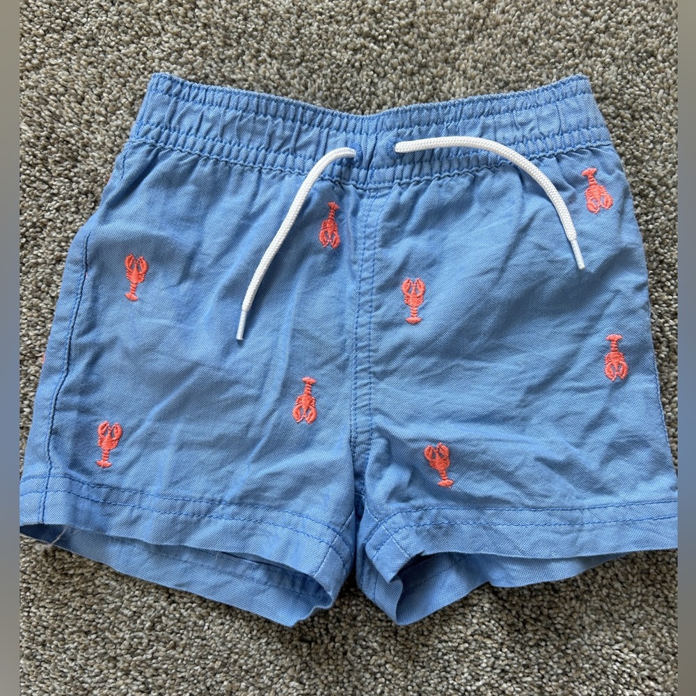 Janie and Jack Lobster Swim Trunks: Infant 6-12 Months